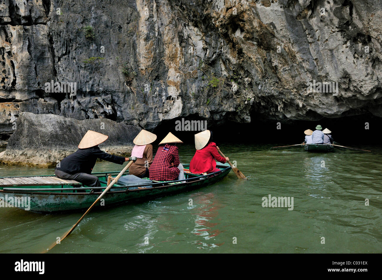 Near Ninh Binh, Tam Coc Caves, dry Halong Bay, Vietnam, Southeast Asia Stock Photo