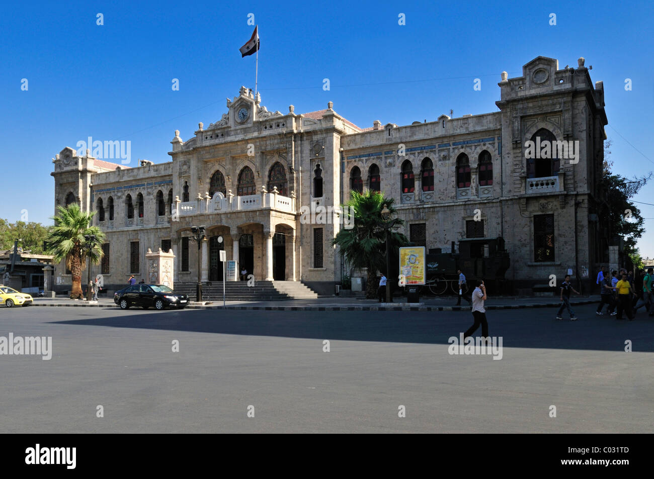 Hidjaz, Hejaz railway station at downtown, city center of Damascus