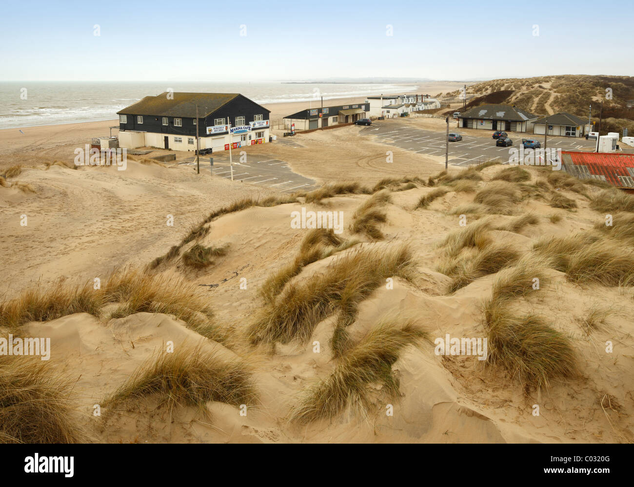 Camber Sands. Stock Photo