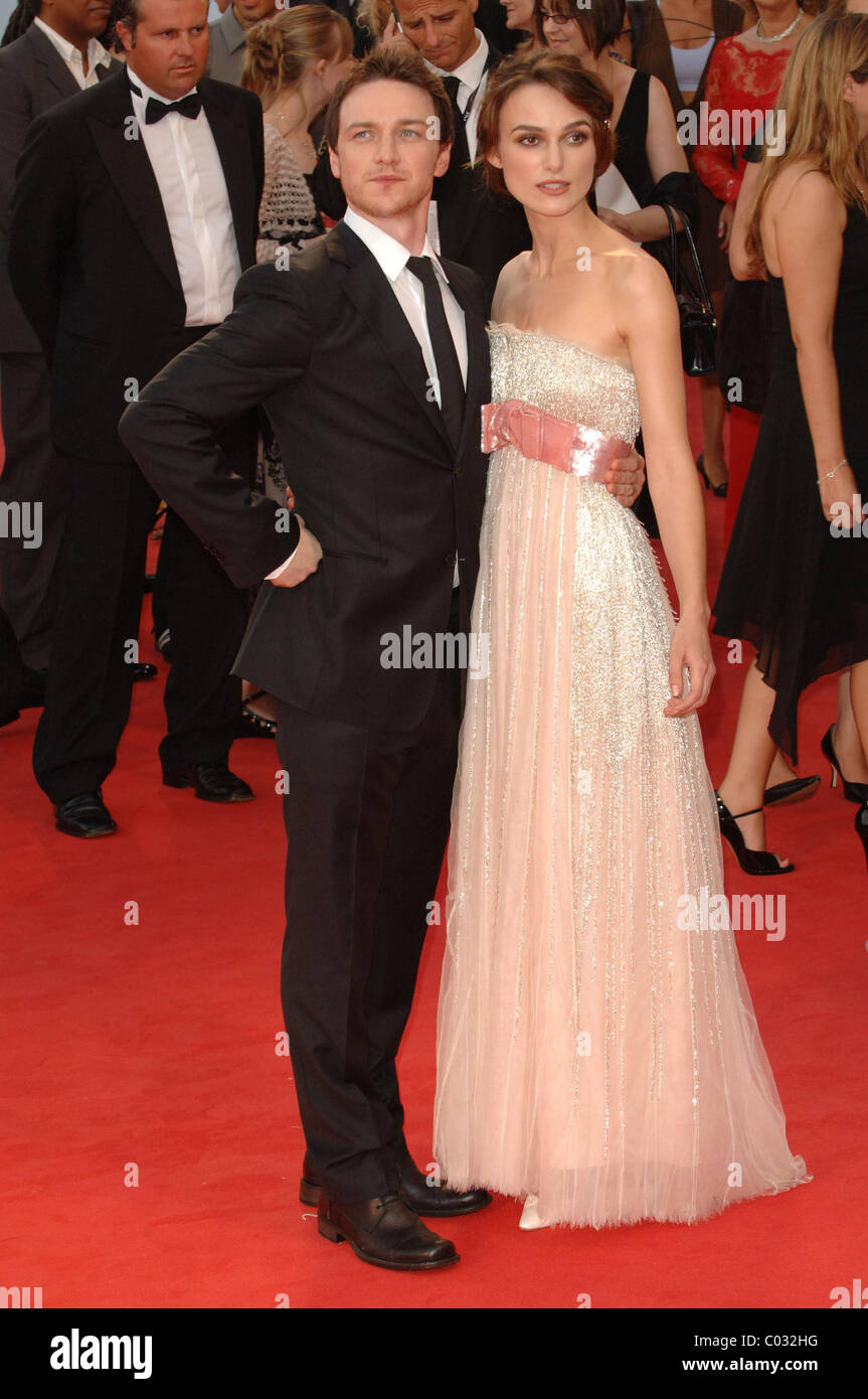 James McAvoy and Keira Knightley 64th Venice Film Festival - Day 1