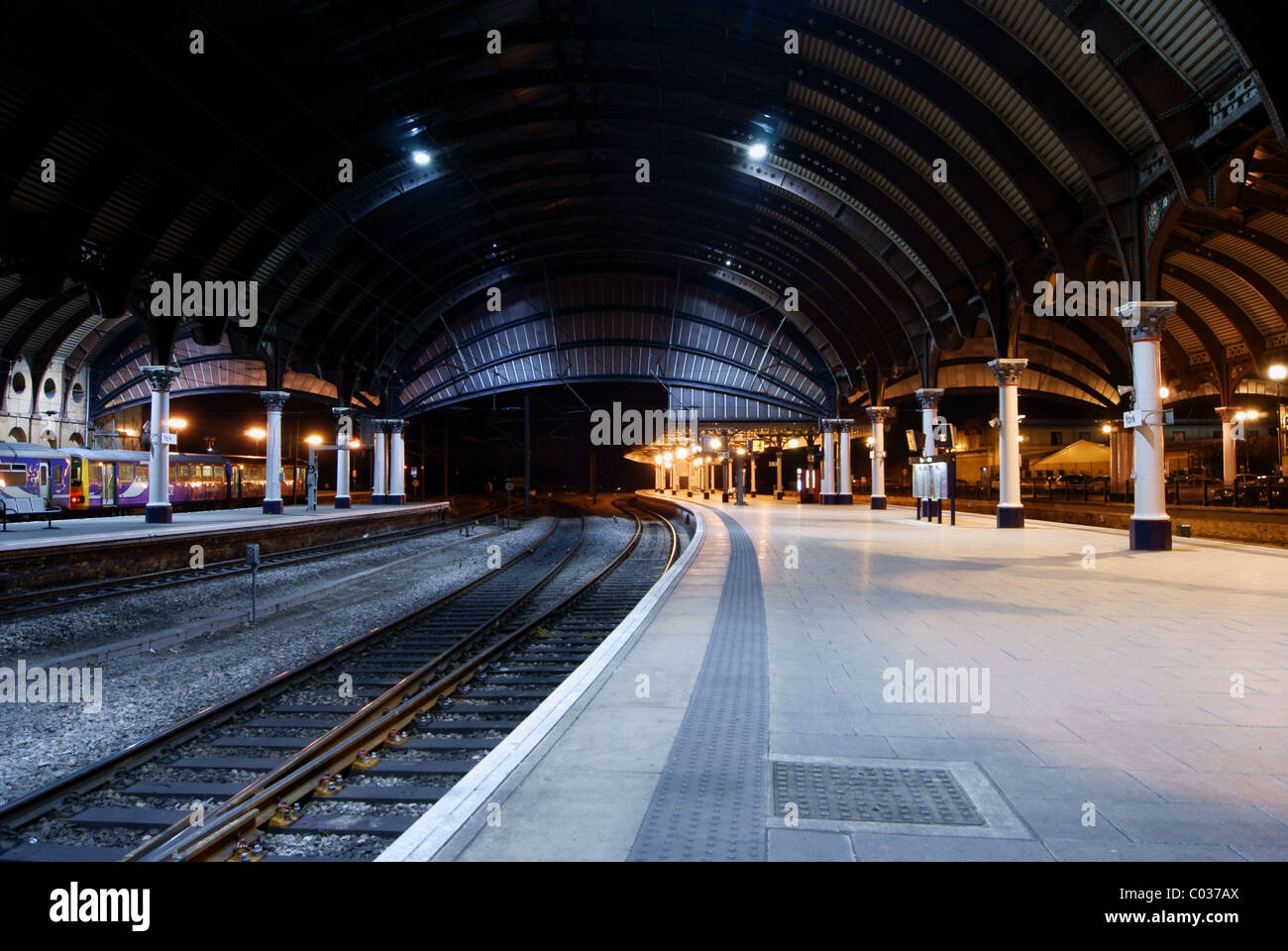 York train station Stock Photo
