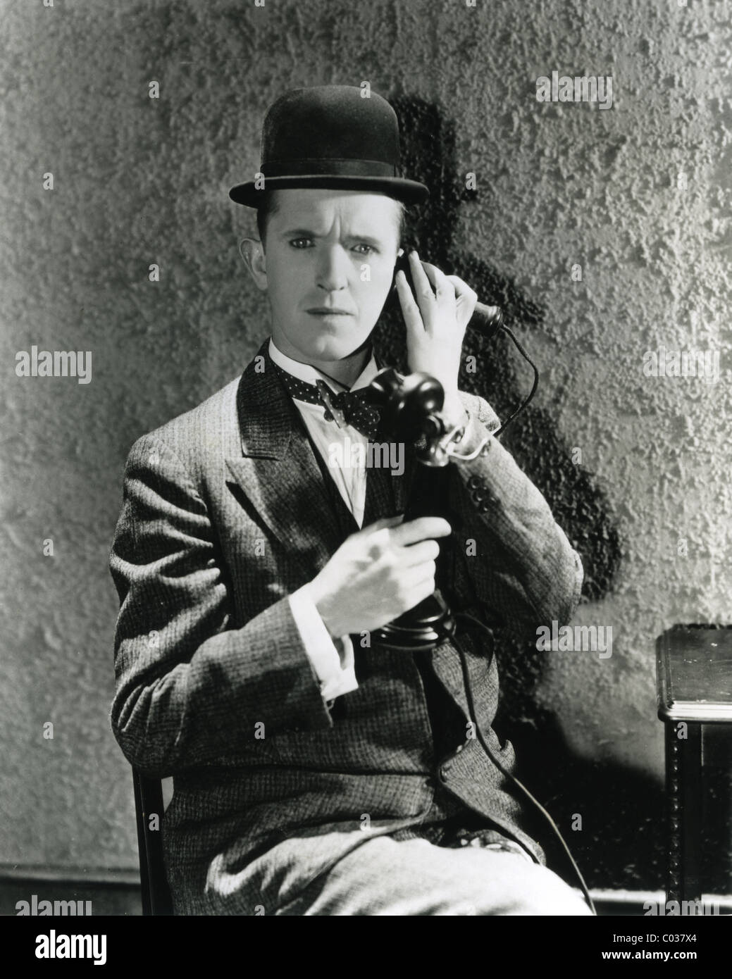 STAN LAUREL (1890-1965) English comic actor who was the thin half of the Laurel and Hardy film duo Stock Photo