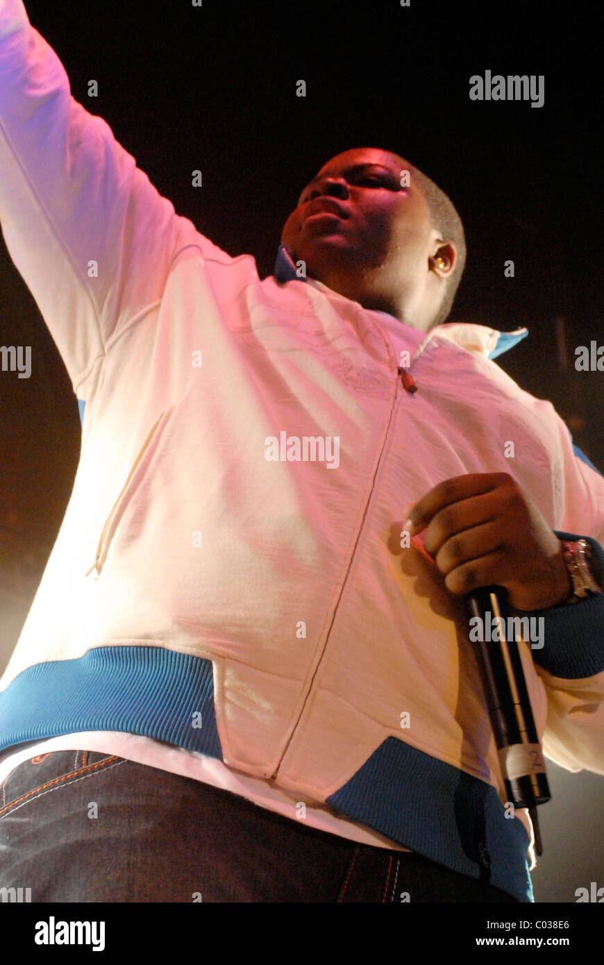 Sean Kingston performing live at the Key Club in Hollywood, California