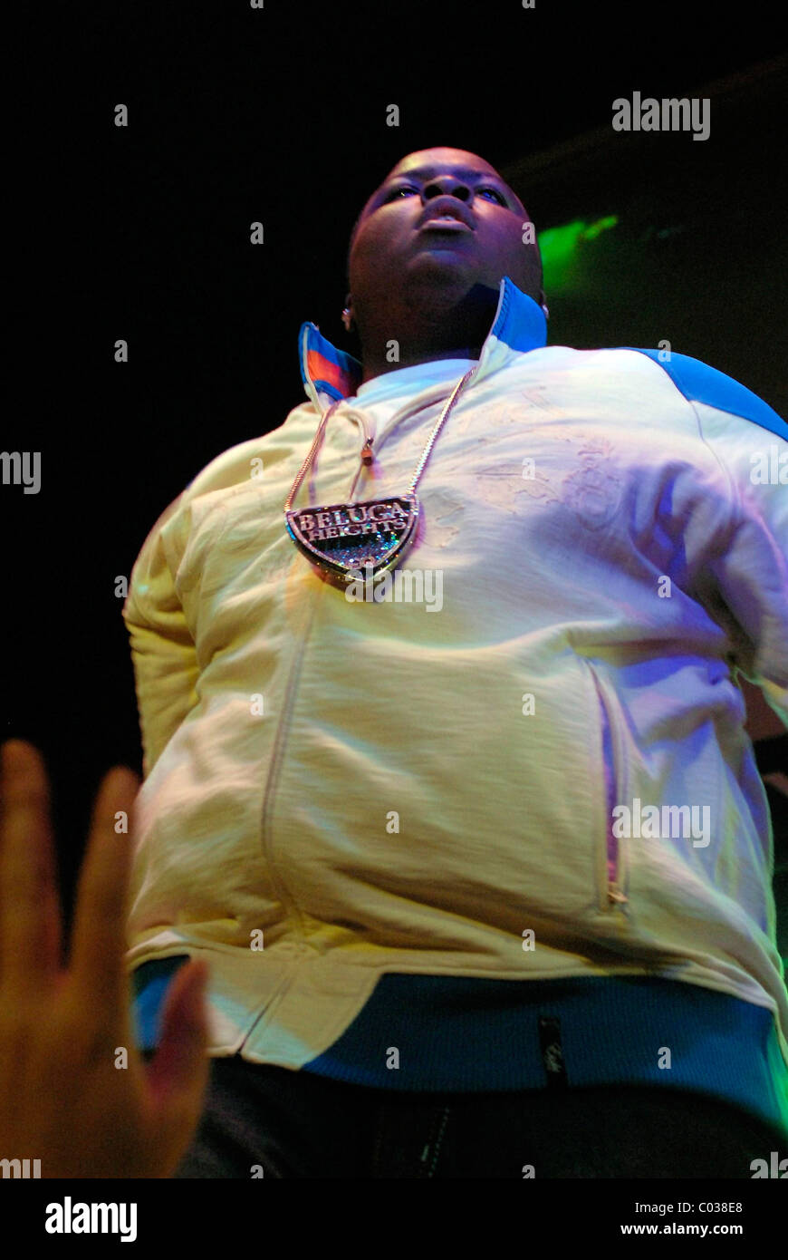 Sean Kingston performing live at the Key Club in Hollywood, California