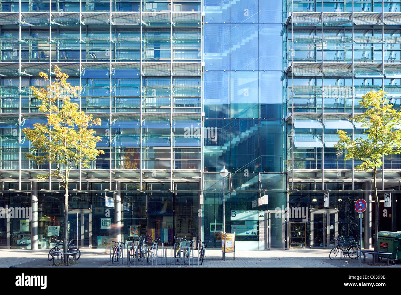 Chamber of Commerce and Industry, Karlsruhe, Baden-Wuerttemberg, Germany, Europe Stock Photo