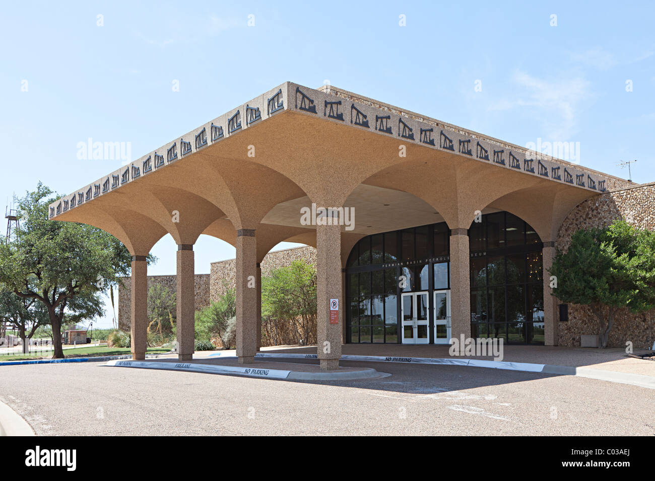 Entrance to the Permian Basin Petroleum Museum Midland Texas USA Stock
