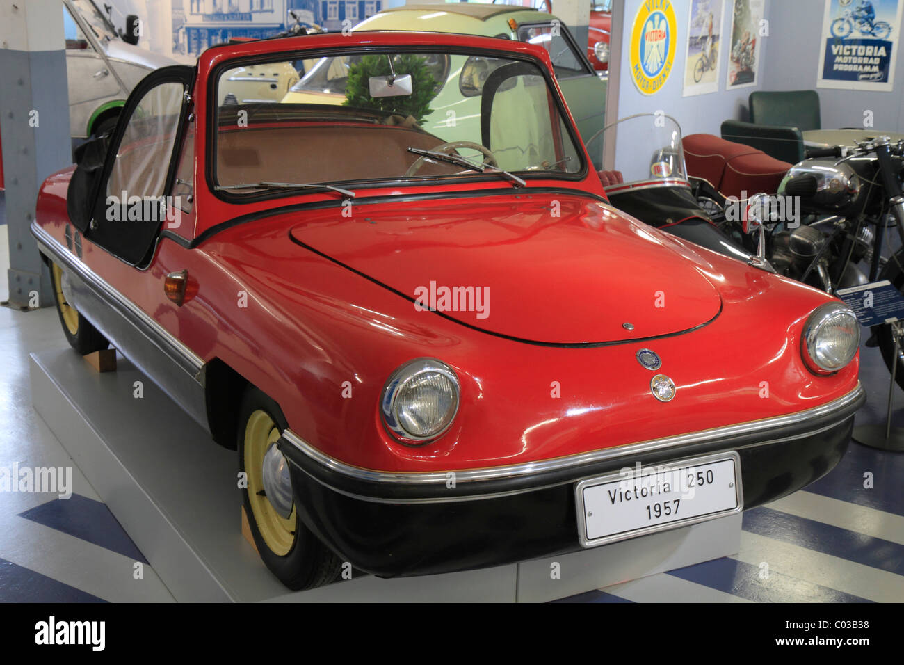 Victoria 250 vintage car, built in 1957, ErfinderZeiten: Auto- und Uhrenmuseum, Time of Innovators: Museum of Cars and Clocks Stock Photo