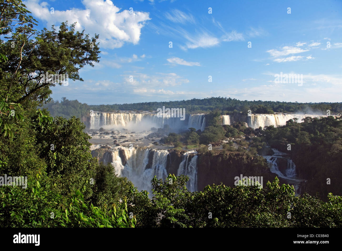 Iguazu Falls, Iguazu National Park, Brazil, South America Stock Photo