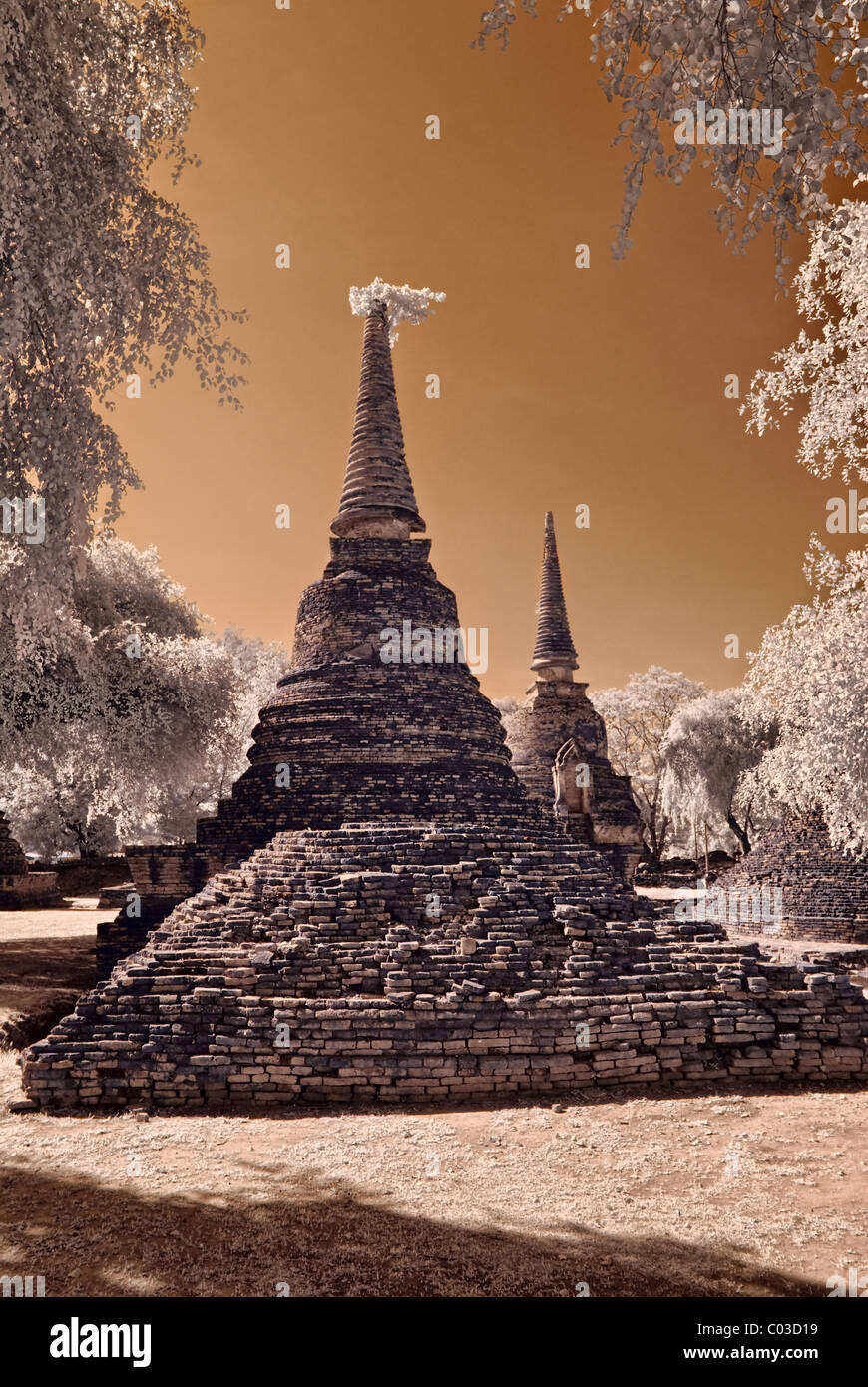 Wat Phra Sri Sanphet - Ayutthaya Stock Photo