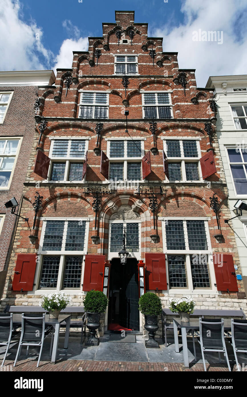 Gothic building, Karl V., Goes, Zeeland province, Netherlands, Benelux, Europe Stock Photo