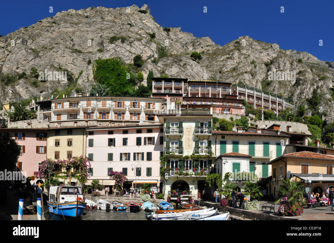 Limone sul Garda, Lake Garda, Lombardia, Italy, Europe Stock Photo
