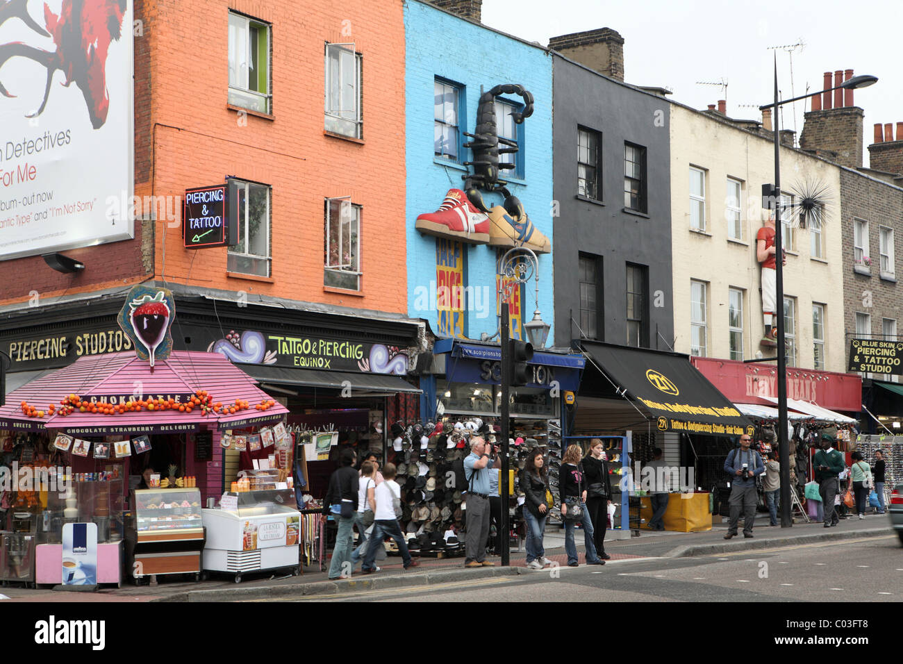 Camden High Street general view Stock Photo - Alamy