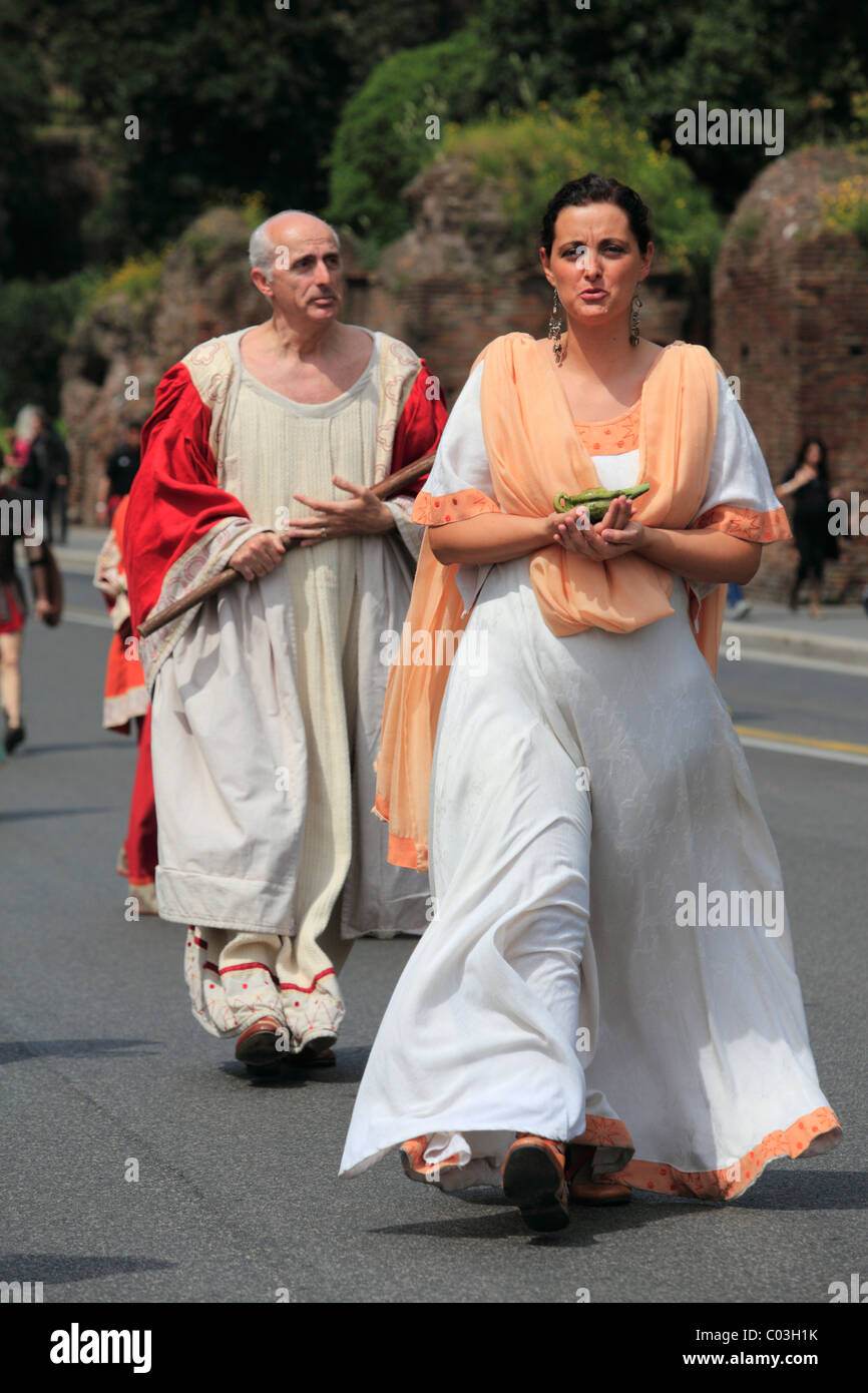 Historical procession, Rome, Italy, Europe Stock Photo