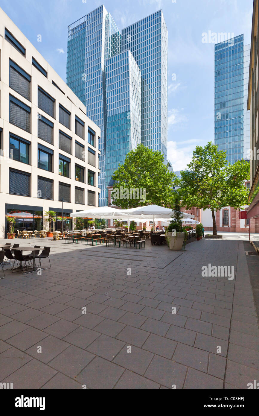 The office tower project PalaisQuartier, Thurn and Taxis Platz, Frankfurt, Hesse, Germany