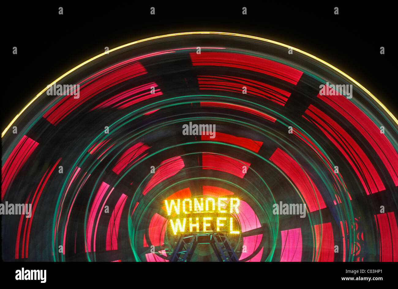 Wonder Wheel in Coney Island Brooklyn Stock Photo - Alamy