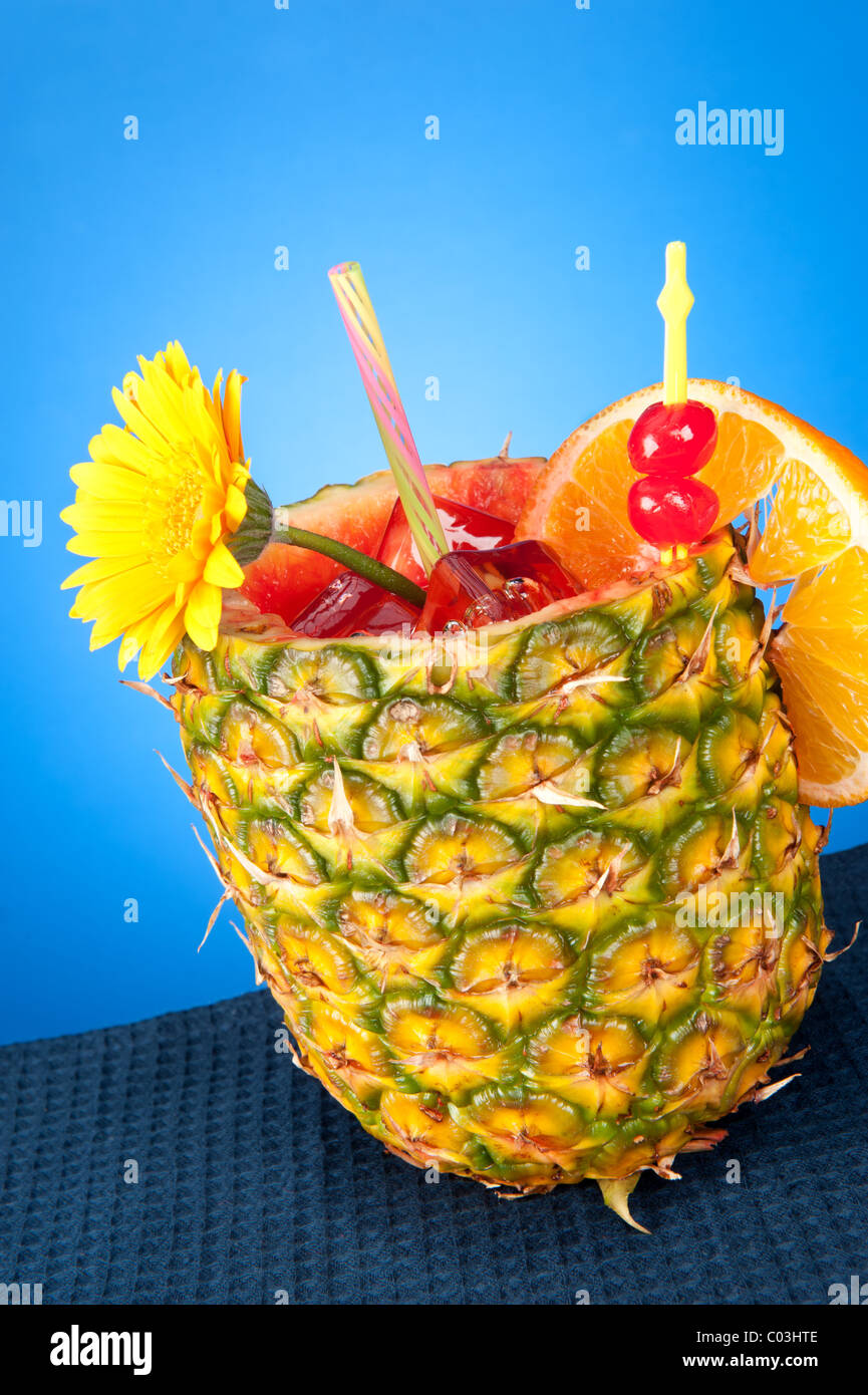 Tropical drink umbrella hi-res stock photography and images - Alamy