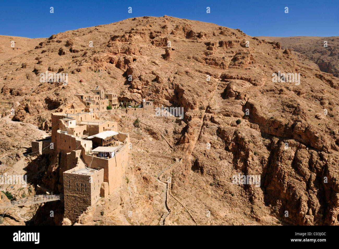 Deir Mar Musa al-Habashi, Monastery of Saint Moses the Abyssinian, Syria,  Middle East, West Asia Stock Photo - Alamy