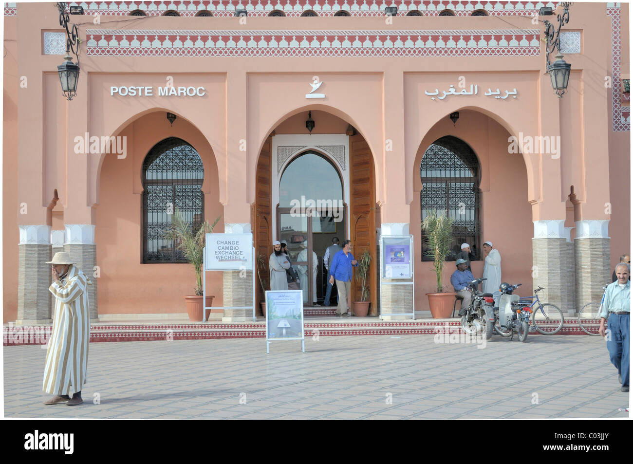 Post office, Poste Maroc, Marrakech, Morocco, Africa Stock Photo