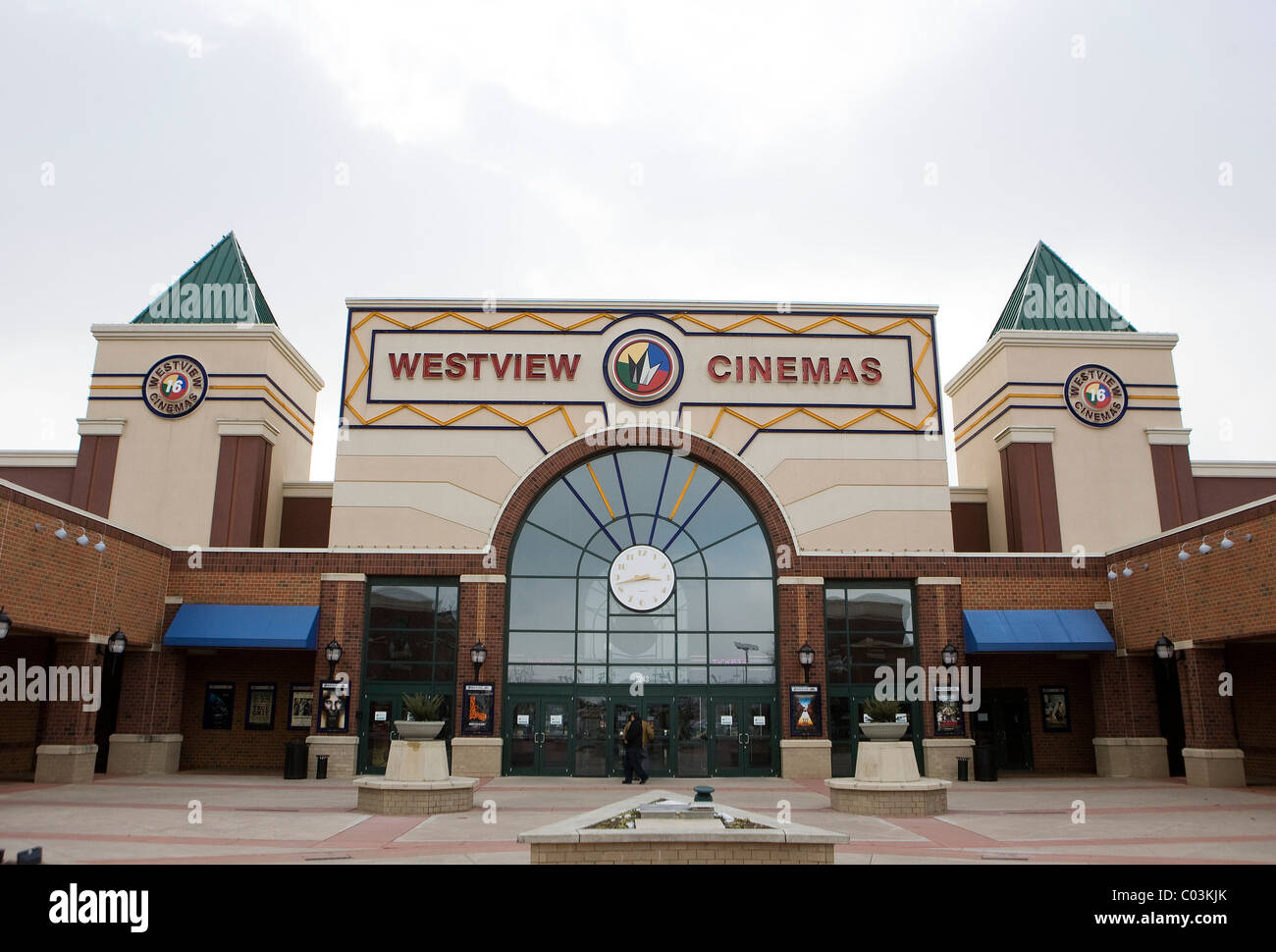 A Regal Cinemas movie theater.  Stock Photo