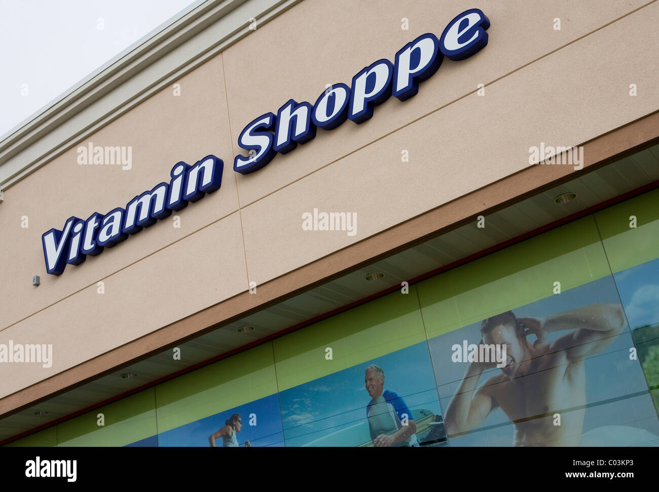 A Vitamin Shoppe retail store.  Stock Photo