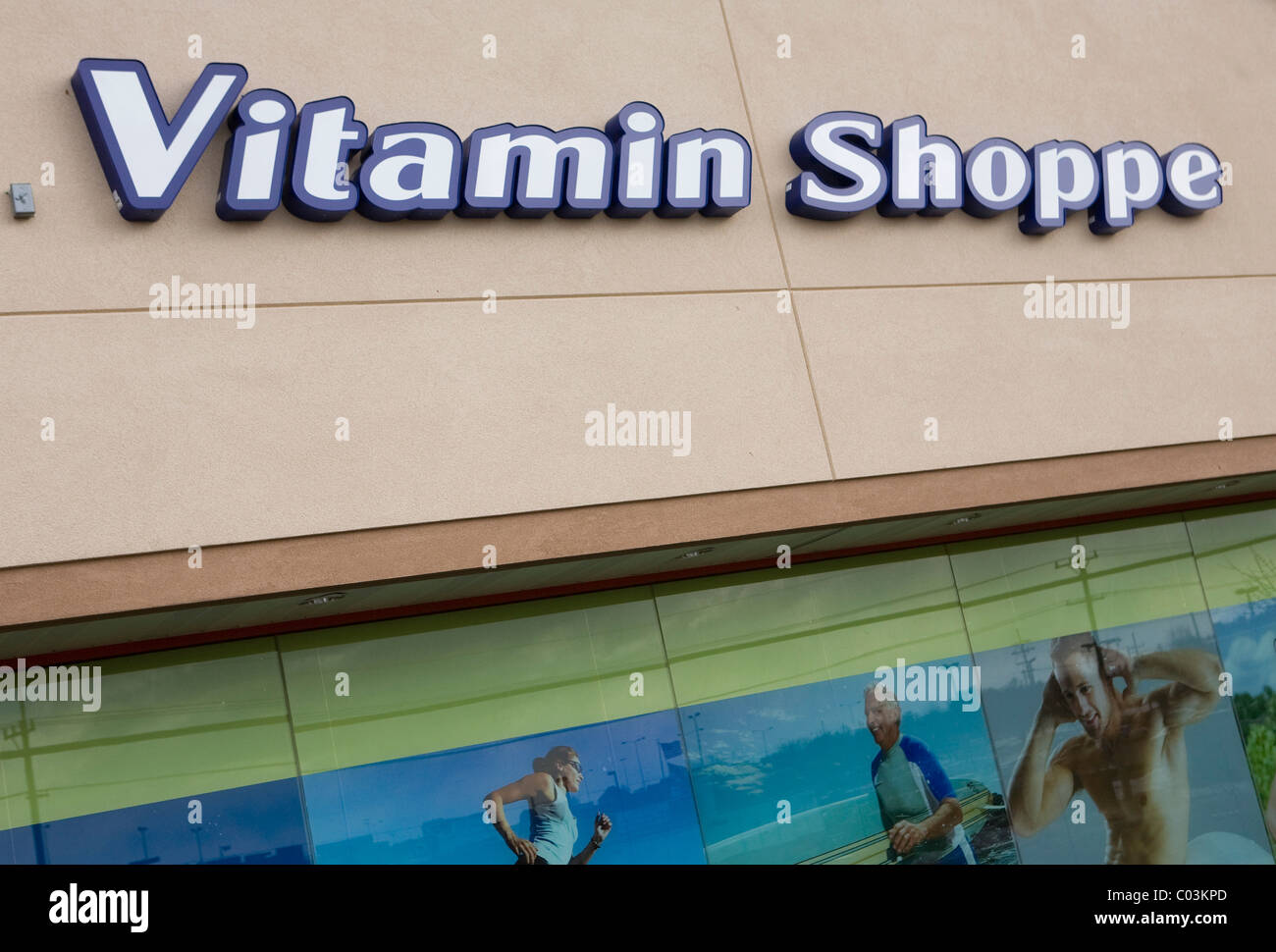 A Vitamin Shoppe retail store.  Stock Photo