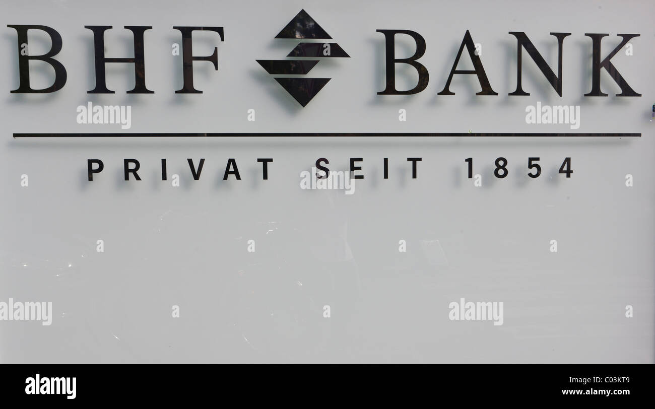 Private bank BHF-Bank, Westend, Frankfurt am Main, Hesse, Germany, Europe  Stock Photo - Alamy