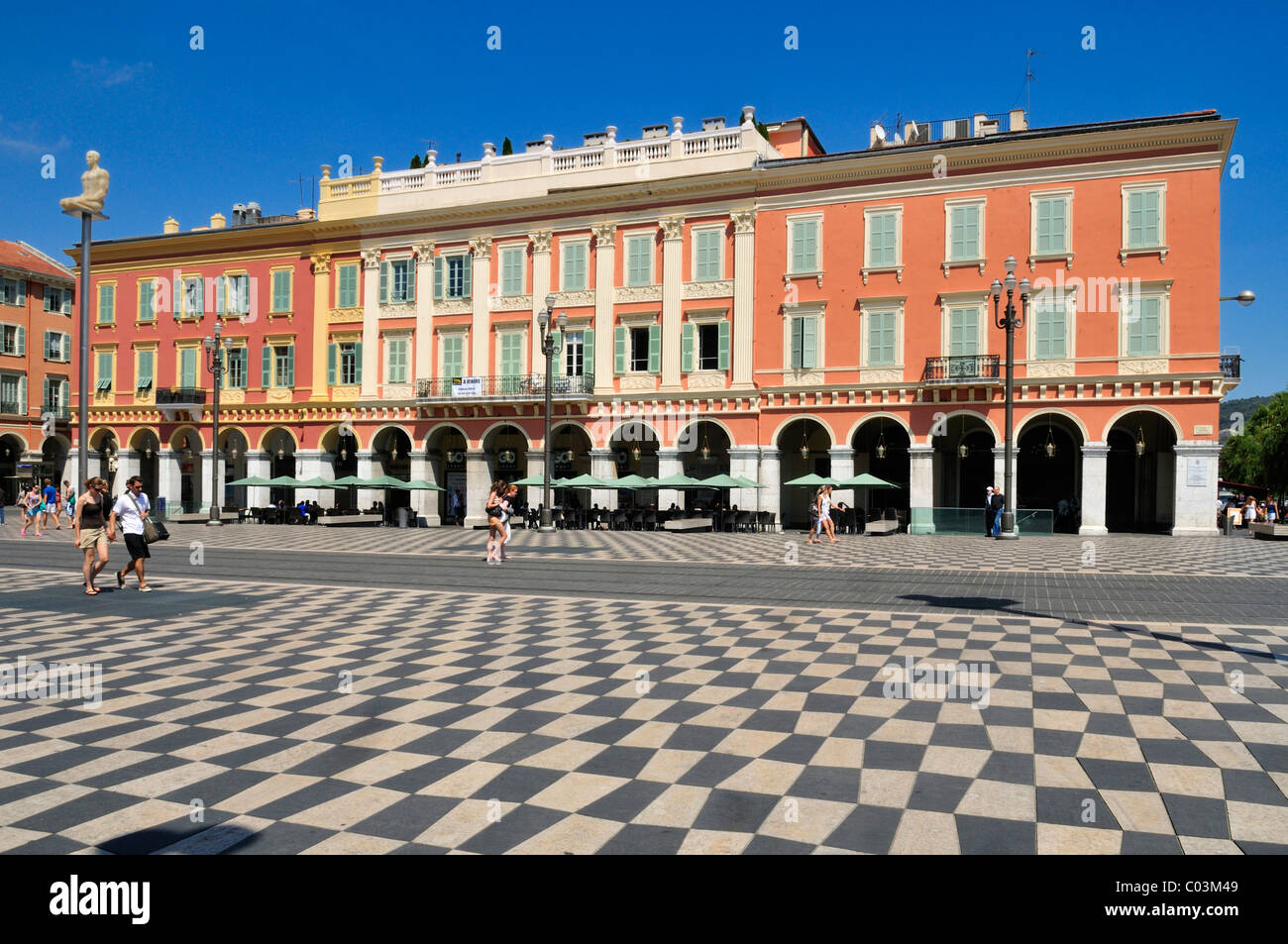 Place Massena, Nice, Department Alpes-Maritimes, Region Provence-Alpes-Côte d'Azur, France, Europe Stock Photo
