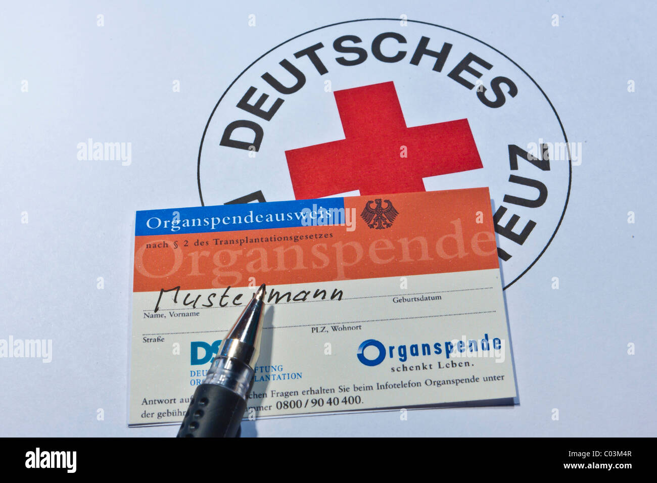 Organ Donor Card Stock Photo Alamy organ-donor-card-stock-photo-alamy