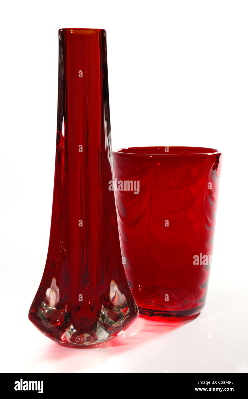 decorative red glass