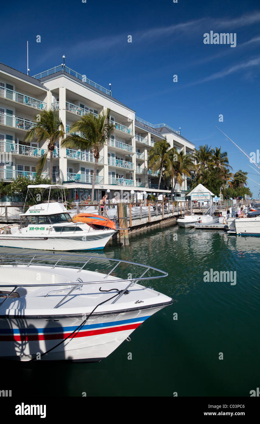 Historic Seaport (Key West Bight), Key West, Florida, USA Stock Photo