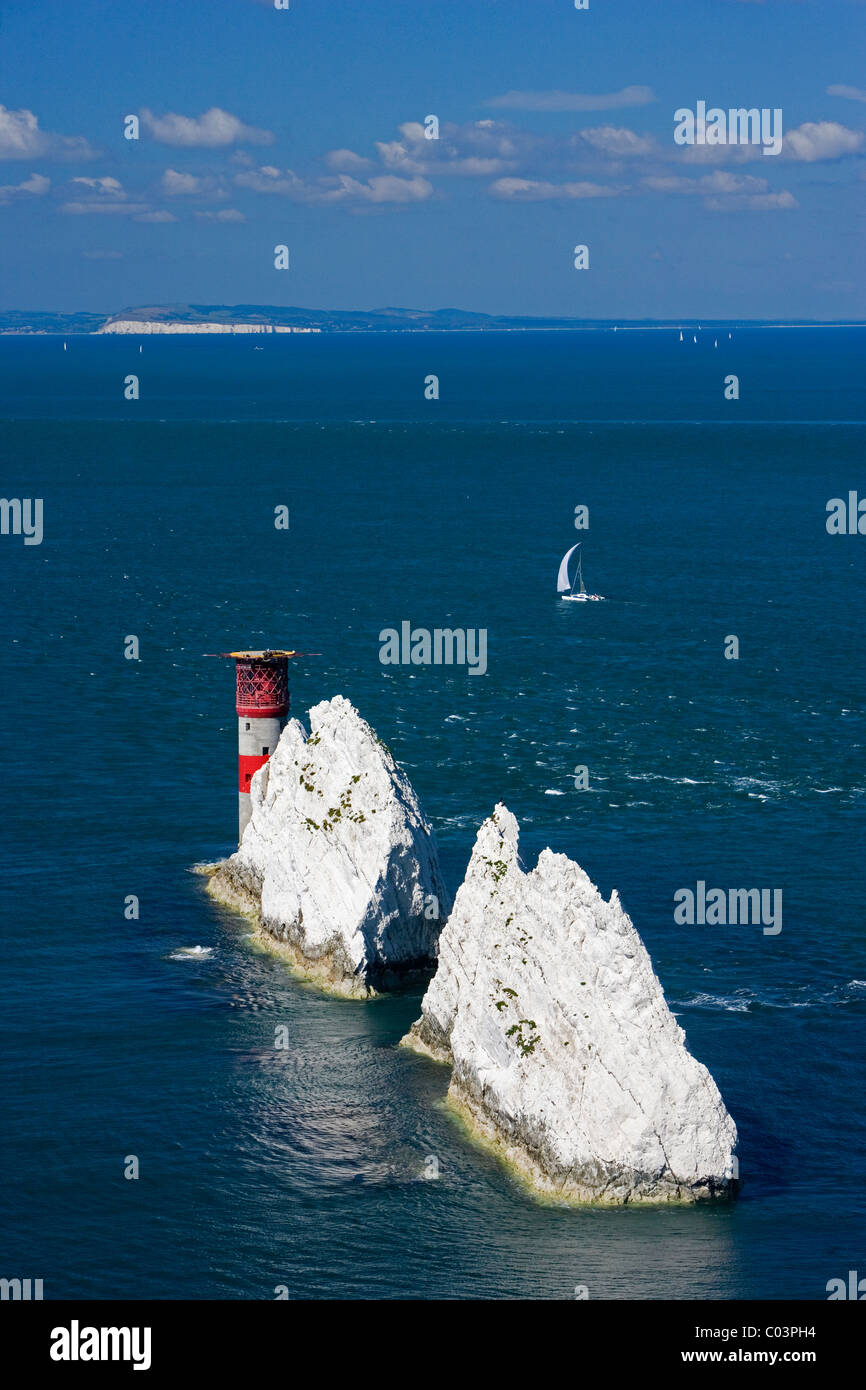 The Needles, Isle of wight, UK Stock Photo Alamy