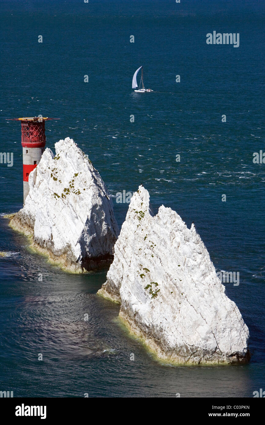 The Needles, Isle of wight, UK Stock Photo Alamy