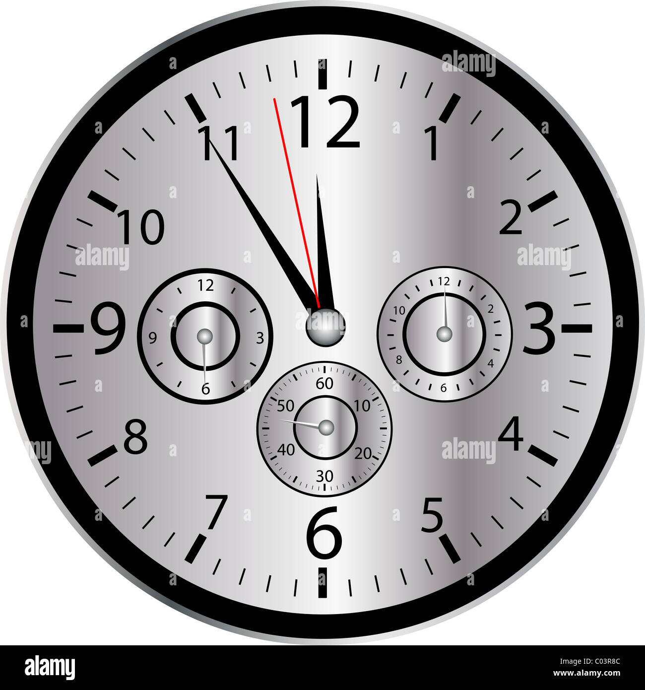 illustration of a clock Stock Photo Alamy