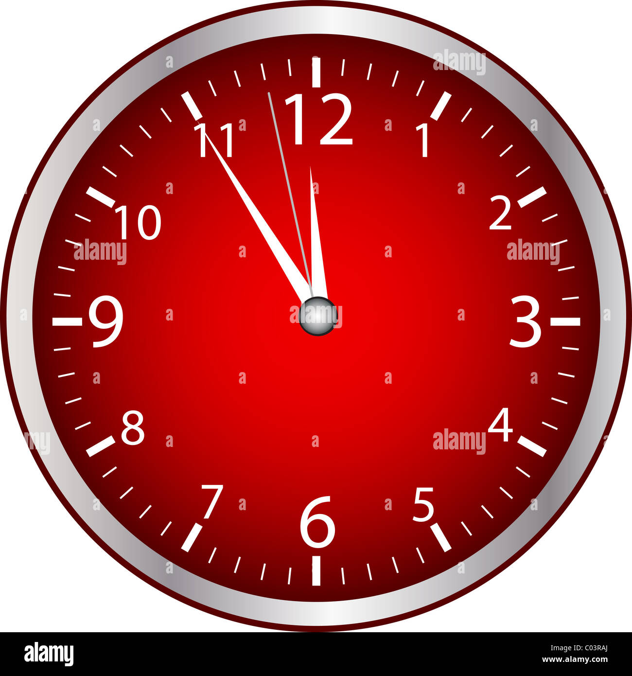 illustration of a clock Stock Photo Alamy