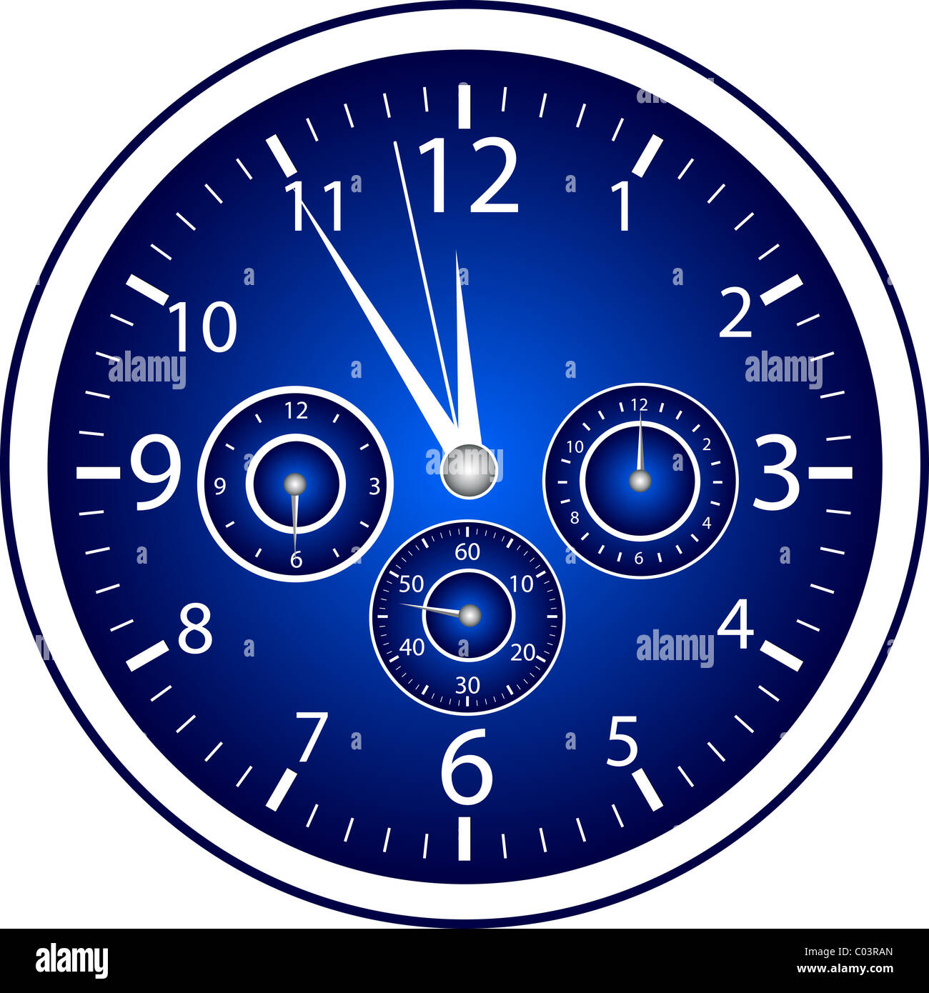 illustration of a clock Stock Photo Alamy