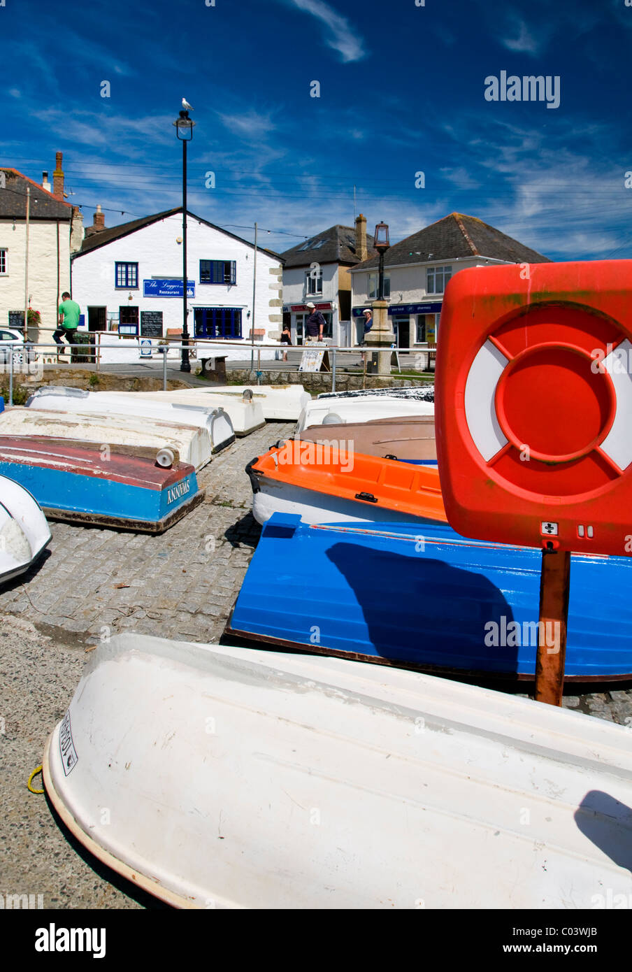 Porthleven boats hires stock photography and images Alamy