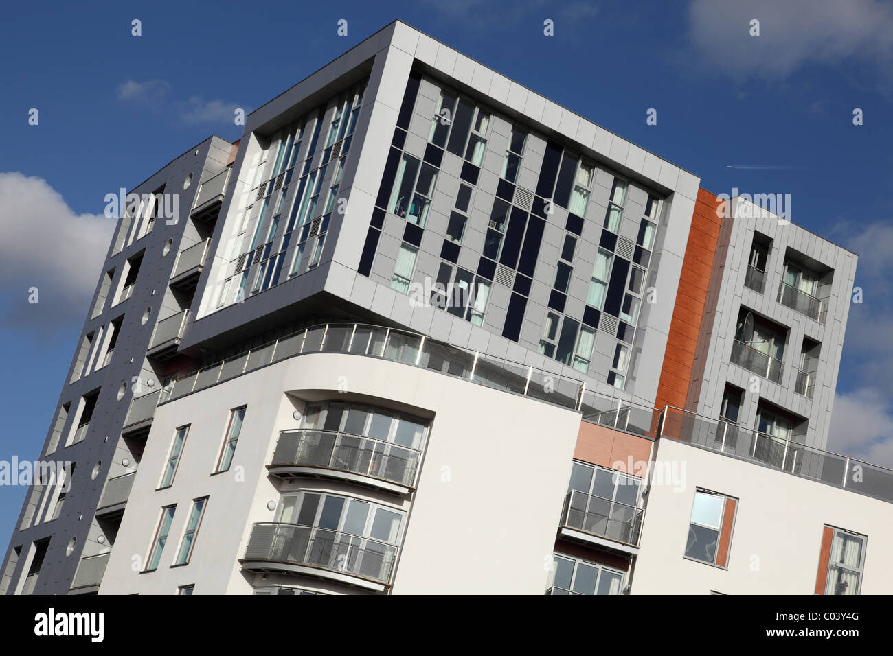Modern apartments in Nottingham, England, U.K Stock Photo Alamy