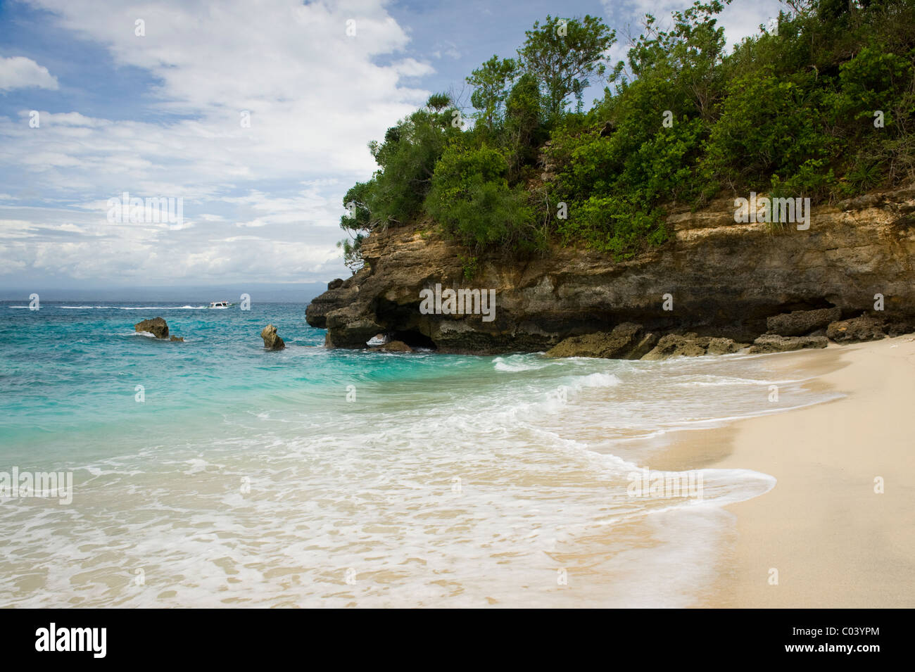 Mushroom Bay is a secluded, romantic tropical beach on the island of