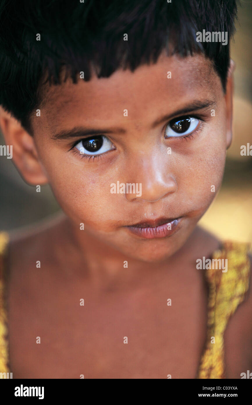 Portrait of an Indian girl Andhra Pradesh South India Stock Photo - Alamy