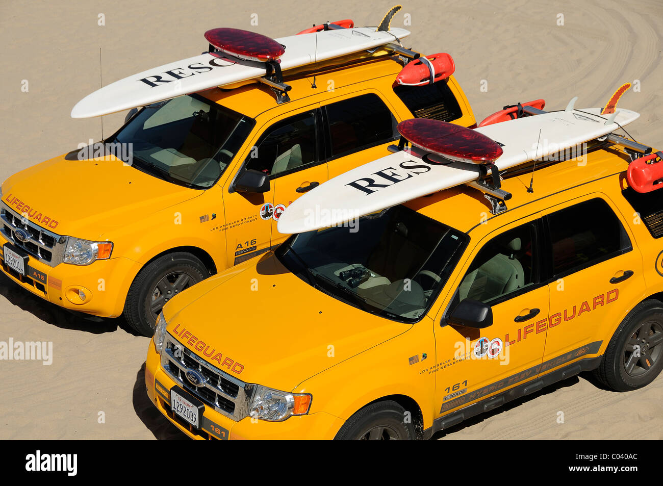 Los angeles lifeguard truck hires stock photography and images Alamy