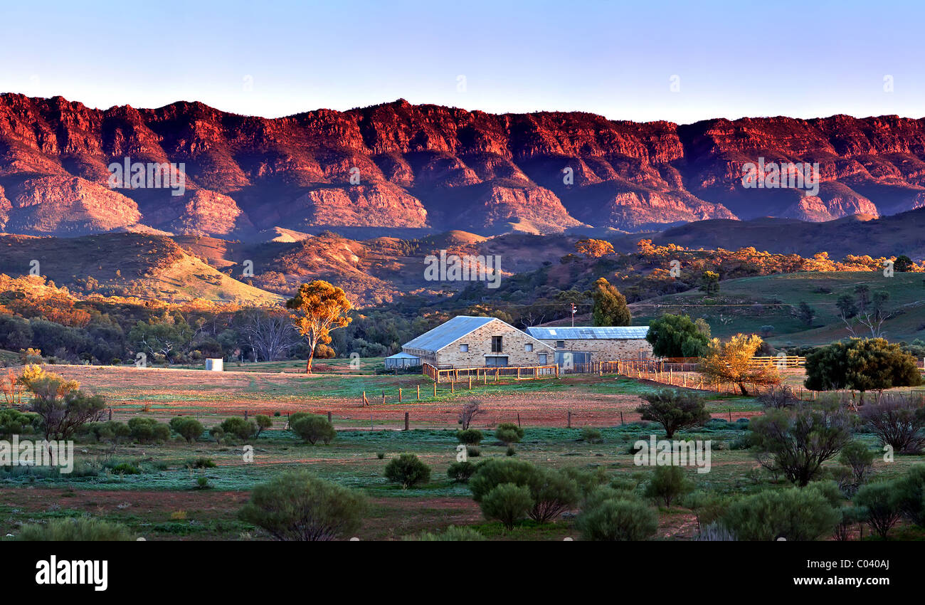 Flinders Ranges South Australia Elder Range Stock Photo Alamy