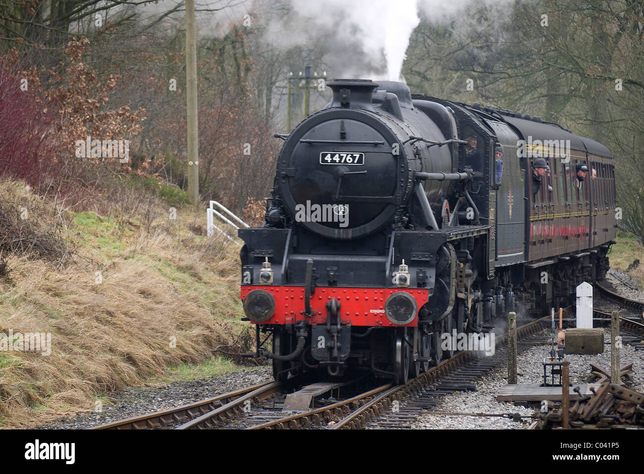black five on the kwvr Keighley Stock Photo