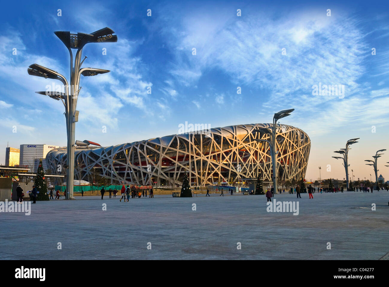 olypmpia stadion   beijing Stock Photo