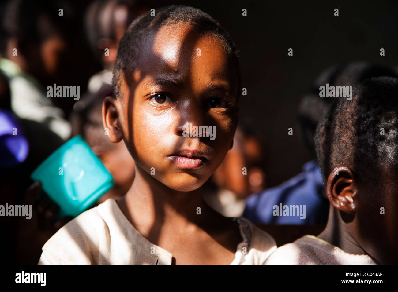 Portrait of an orphan from the Shalom Orphanage Centre, Karatu, Tanzania, Africa Stock Photo