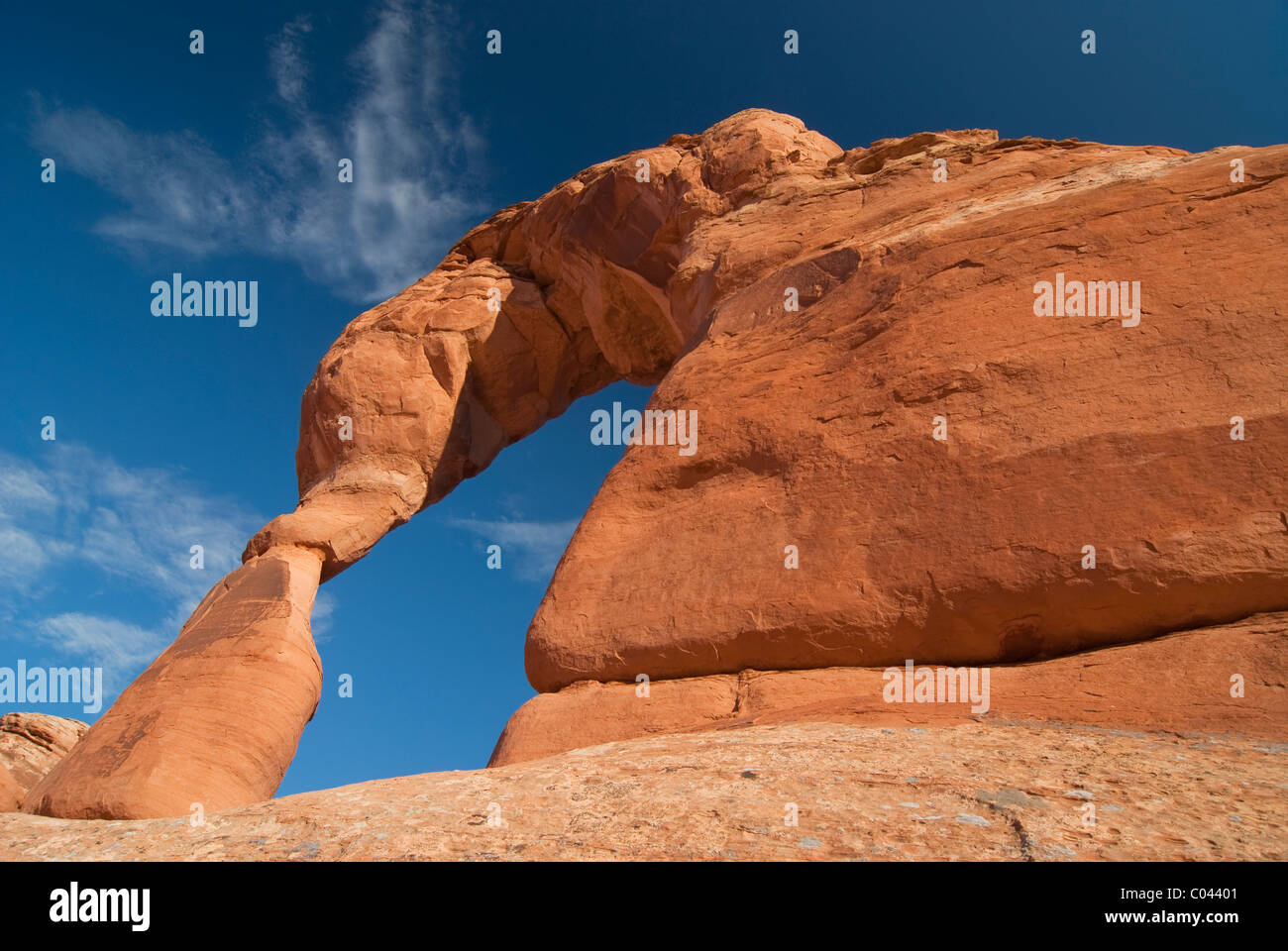 World famous Delicate Arch at Arches National Park Stock Photo Alamy