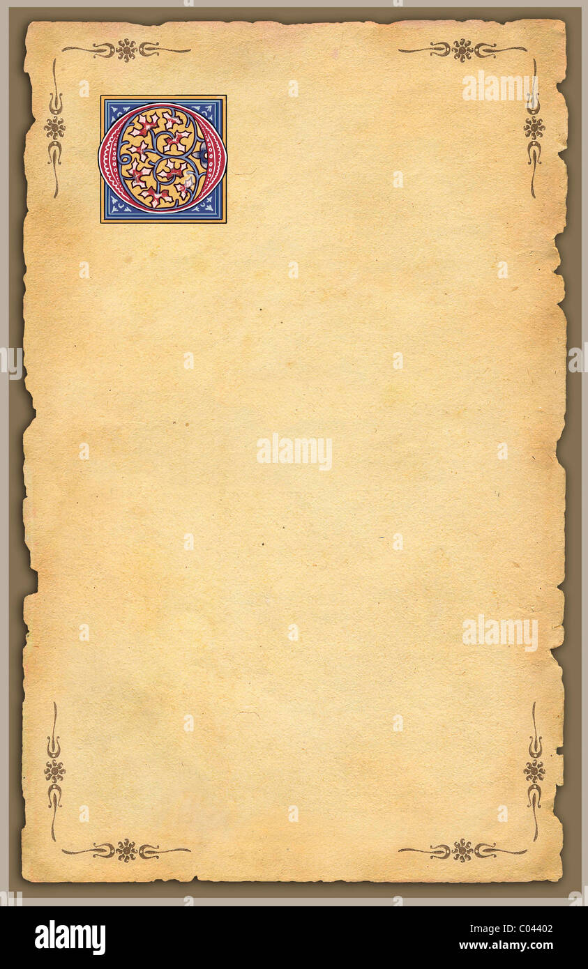 Decorative Initials Alphabet High Resolution Stock Photography and ...