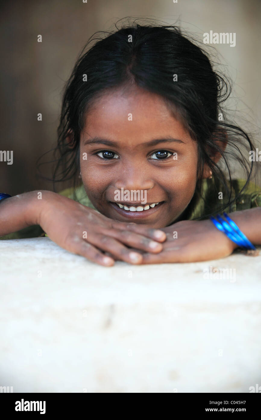 girl Andhra Pradesh South India Stock Photo - Alamy