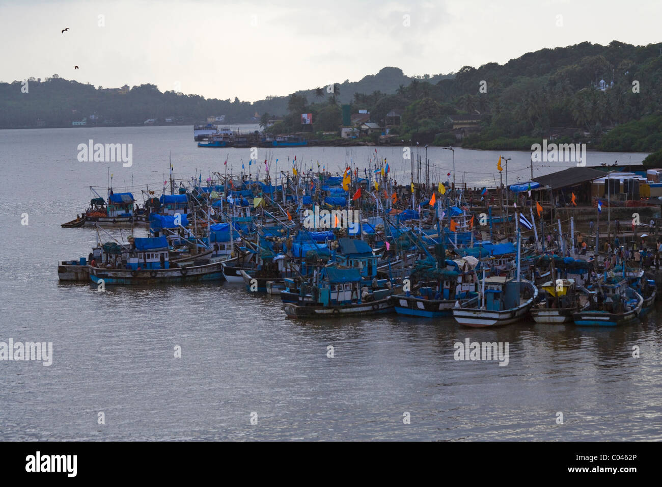 Fishing village boat goa india hi-res stock photography and images - Alamy