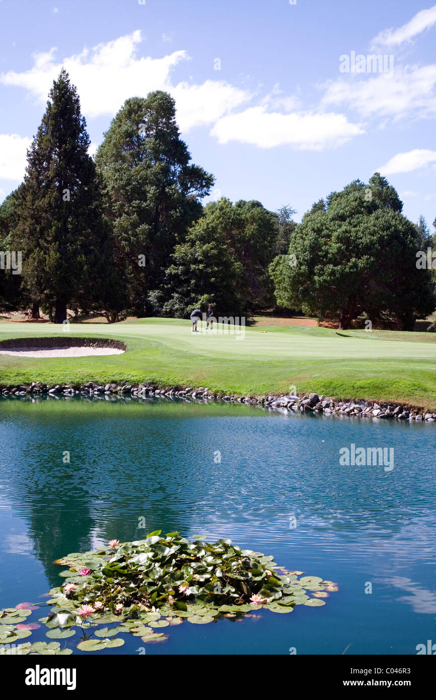 Wairakei International Golf Course, Taupo, New Zealand Stock Photo
