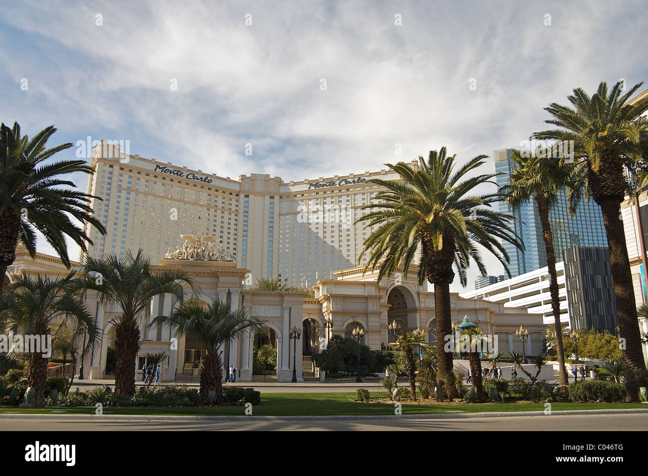 The Monte Carlo Resort and Casino, in Las Vegas Stock Photo